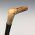 Antique British Gentleman's Antler L-Handle Walking Stick 86cm